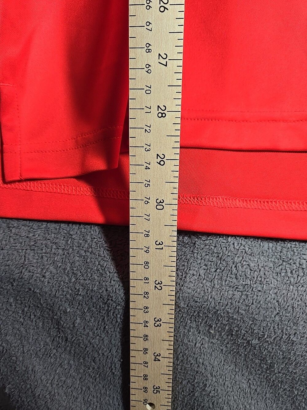 ADIDAS GOLF Men's M Medium PERFORMANCE Short Sleeve Polo Shirt Red Orange - Picture 6 of 10